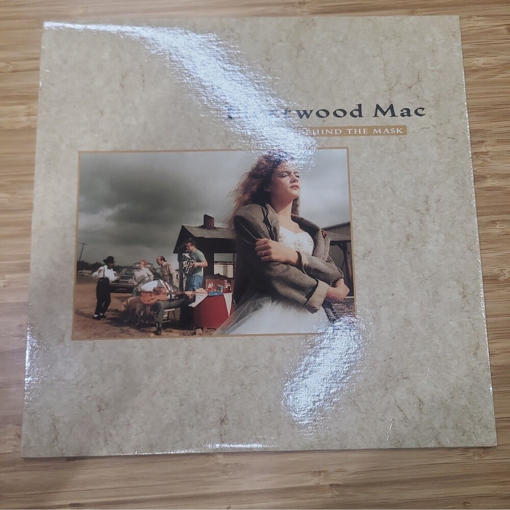 Fleetwood Mac - Behind The Mask LP Vinyl Record 1990 Warner Bros Stevie Nicks
